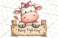 Breast Cancer Awareness Animal Clipart PNG Product Image 3