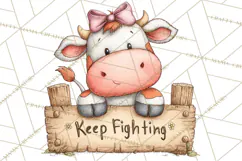 Breast Cancer Awareness Animal Clipart PNG Product Image 3