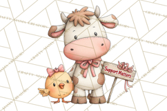 Breast Cancer Awareness Animal Clipart PNG Product Image 5