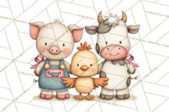 Breast Cancer Awareness Animal Clipart PNG Product Image 5