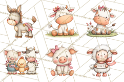 Breast Cancer Awareness Animal Clipart PNG Product Image 2