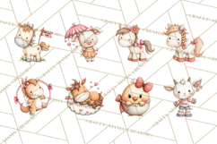 Breast Cancer Awareness Animal Clipart PNG Product Image 5