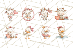 Breast Cancer Awareness Animal Clipart PNG Product Image 6