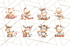 Breast Cancer Awareness Animal Clipart PNG Product Image 7