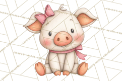 Breast Cancer Awareness Animal Clipart PNG Product Image 2