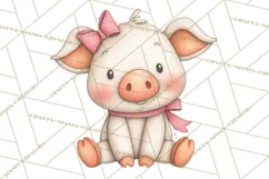 Breast Cancer Awareness Animal Clipart PNG Product Image 2