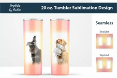 Yellow Seamless Square Photo Tumbler Wrap for Sublimation