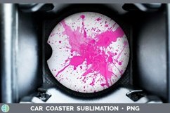 GorgeousPink Car Coaster design.