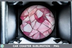 GorgeousPink Car Coaster design.