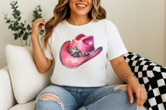 pink star cowgirl hat png, girly cowgirl sublimation clipart, western pink hat png design, cowgirl hat with star sublimation, country girl hat png file, trendy cowgirl png design, rodeo cowgirl star hat clipart, pink cowgirl hat printable art, western cow