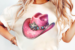 pink star cowgirl hat png, girly cowgirl sublimation clipart, western pink hat png design, cowgirl hat with star sublimation, country girl hat png file, trendy cowgirl png design, rodeo cowgirl star hat clipart, pink cowgirl hat printable art, western cow