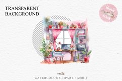 Pink Study Corner Clipart Artist Workspace PNG Scrapbooking  Art boho cozy interior table desk Transparent art workshop designs sublimation printable digital  watercolor Pink Study Corner Clipart, Artist Workspace PNG, boho cozy interior table, work desk