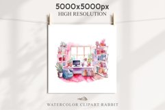 Pink Study Corner Clipart Artist Workspace PNG Scrapbooking  Art boho cozy interior table desk Transparent art workshop designs sublimation printable digital  watercolor Pink Study Corner Clipart, Artist Workspace PNG, boho cozy interior table, work desk