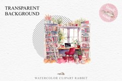 Pink Study Corner Clipart Artist Workspace PNG Scrapbooking  Art boho cozy interior table desk Transparent art workshop designs sublimation printable digital  watercolor Pink Study Corner Clipart, Artist Workspace PNG, boho cozy interior table, work desk