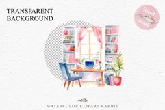 Pink Study Corner Clipart Artist Workspace PNG Scrapbooking  Art boho cozy interior table desk Transparent art workshop designs sublimation printable digital  watercolor Pink Study Corner Clipart, Artist Workspace PNG, boho cozy interior table, work desk