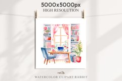 Pink Study Corner Clipart Artist Workspace PNG Scrapbooking  Art boho cozy interior table desk Transparent art workshop designs sublimation printable digital  watercolor Pink Study Corner Clipart, Artist Workspace PNG, boho cozy interior table, work desk