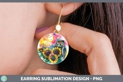 GorgeousPink Summer Round Earrings design.