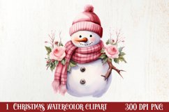 Pink Tis The Season Christmas Sublimation, Christmas Clipart Product Image 1