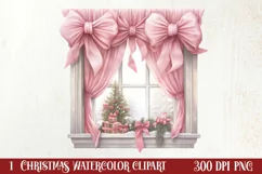 Pink Tis The Season Christmas Sublimation, Christmas Clipart Product Image 1