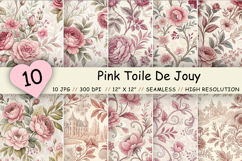 Pink Toile De Jouy,Toile De Jouy Paper,Vintage Floral Paper,Chinoiserie Pattern,Pink Digital Paper,Pink Toile,Pink Toile Patterns,French Toile Pattern,Pink French Toile,Pink Patterns,French Toile,Chinoiserie Florals,Floral Patterns