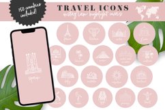 pink travel instagram highlight covers