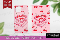 Preppy Valentine Phone Case PNG - Hand Drawn Valentines Day Product Image 1