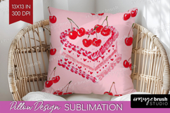 Preppy Valentine Pillow Sublimation - Hand Drawn Valentines Product Image 1