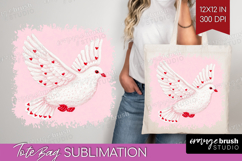 Preppy Valentine Tote Bag - Hand Drawn Valentines Day Tote Product Image 1