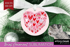 Preppy Valentine Ornament PNG - Hand Drawn Valentines Day Product Image 1