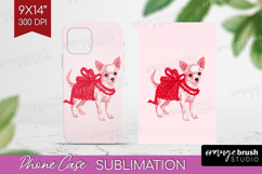 Preppy Valentine Phone Case PNG - Hand Drawn Valentines Day Product Image 1