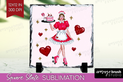 Preppy Valentine Slate PNG - Hand Drawn Valentines Day Slate Product Image 1