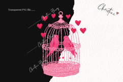 Pink Girly Valentines Clipart | Valentine's Day PNG Product Image 2