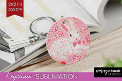 Preppy Valentine Keychain PNG - Hand Drawn Valentines Day Product Image 1