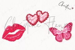 Pink Girly Valentines Clipart | Valentine's Day PNG Product Image 3