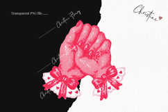 Pink Girly Valentines Clipart | Valentine's Day PNG Product Image 2