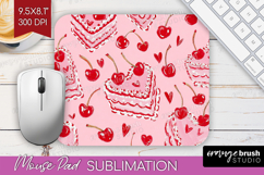 Preppy Valentine Mouse Pad Sublimation - Hand Drawn Day PNG Product Image 1