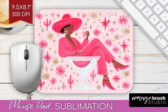 Preppy Valentine Mouse Pad Sublimation - Hand Drawn Day PNG Product Image 1
