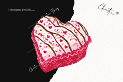 Pink Girly Valentines Clipart | Valentine's Day PNG Product Image 2