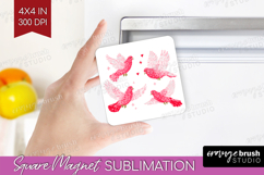 Preppy Valentine Magnet Sublimation - Hand Drawn Valentines Product Image 1