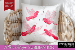 Preppy Valentine Pillow Sublimation - Hand Drawn Valentines Product Image 1