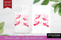 Preppy Valentine Phone Case PNG - Hand Drawn Valentines Day Product Image 1