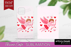 Preppy Valentine Phone Case PNG - Hand Drawn Valentines Day Product Image 1
