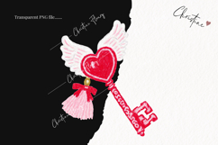 Pink Girly Valentines Clipart | Valentine's Day PNG Product Image 2