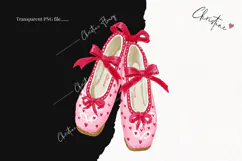Pink Girly Valentines Clipart | Valentine's Day PNG Product Image 2