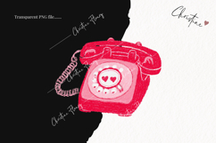 Pink Girly Valentines Clipart | Valentine's Day PNG Product Image 2