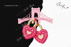Pink Girly Valentines Clipart | Valentine's Day PNG Product Image 2