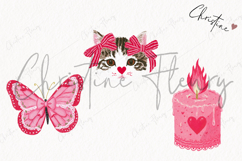 Pink Girly Valentines Clipart | Valentine's Day PNG Product Image 3