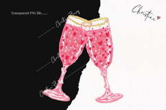 Pink Girly Valentines Clipart | Valentine's Day PNG Product Image 2