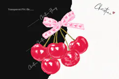 Pink Girly Valentines Clipart | Valentine's Day PNG Product Image 2