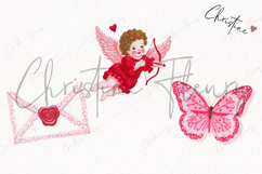 Pink Girly Valentines Clipart | Valentine's Day PNG Product Image 3